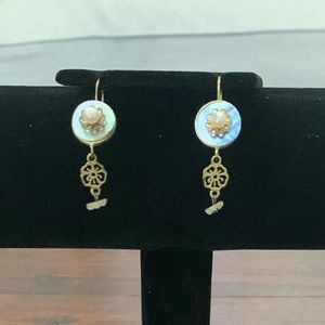 Cookie Lee mother-of-pearl earrings